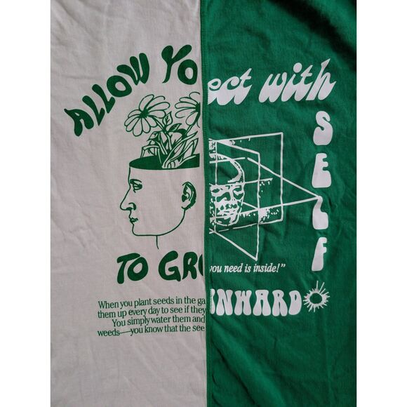 CHNGE Green and Cream Change Growth Short Sleeve T-shirt, 2XL (A8) - Picture 2 of 8